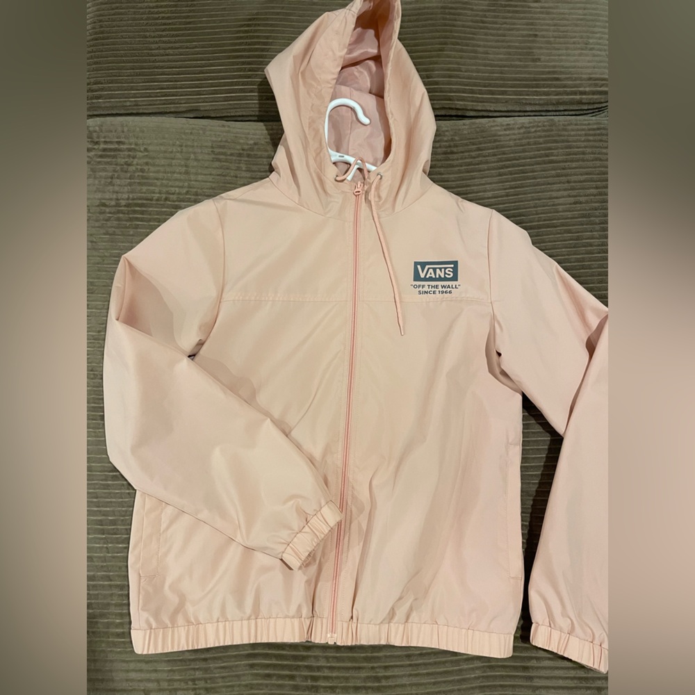 Vans Baby Pink Windbreaker Jacket